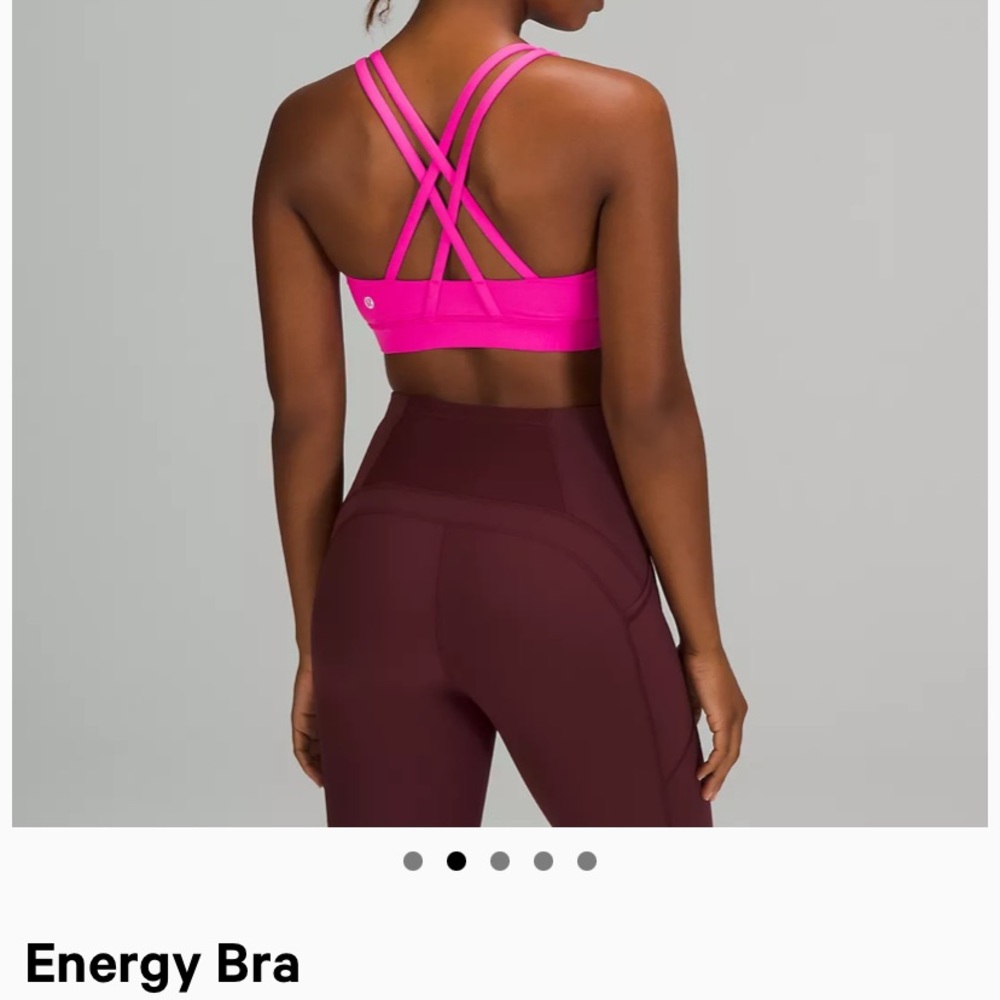 Lululemon athletica energy sports bra